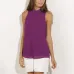 Summer style  chiffon shirt  sleeveless Fabric: Pearl chiffon double layer (8 Colors) S-3XL $9.9 #99904368