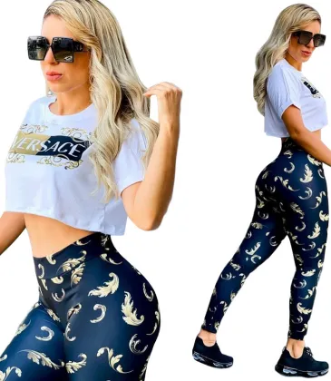 Versace 2022 new Fashion Short Tracksuits for Women Cheap #999926020