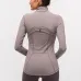 2021 autumn and winter models  stretch zipper running long-sleeved yoga sports jacket women #999901216