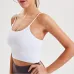 merillat halter sexy sports bra with chest pads gather and stereotype fitness camisole #999901195