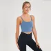 merillat halter sexy sports bra with chest pads gather and stereotype fitness camisole #999901195