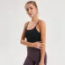 merillat halter sexy sports bra with chest pads gather and stereotype fitness camisole #999901195